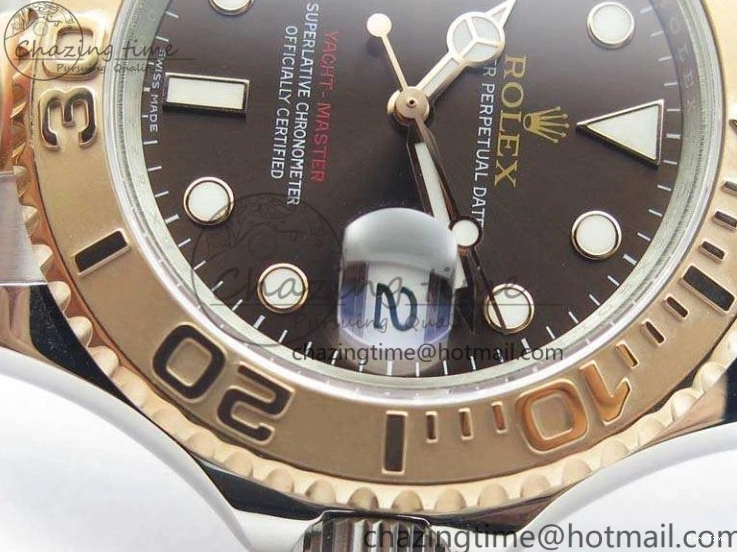 MiroTime 0122 Yacht-Master 116621 ARF 1:1 Best Edition Brown Dial On SS RG Bracelet A Affordable 3547